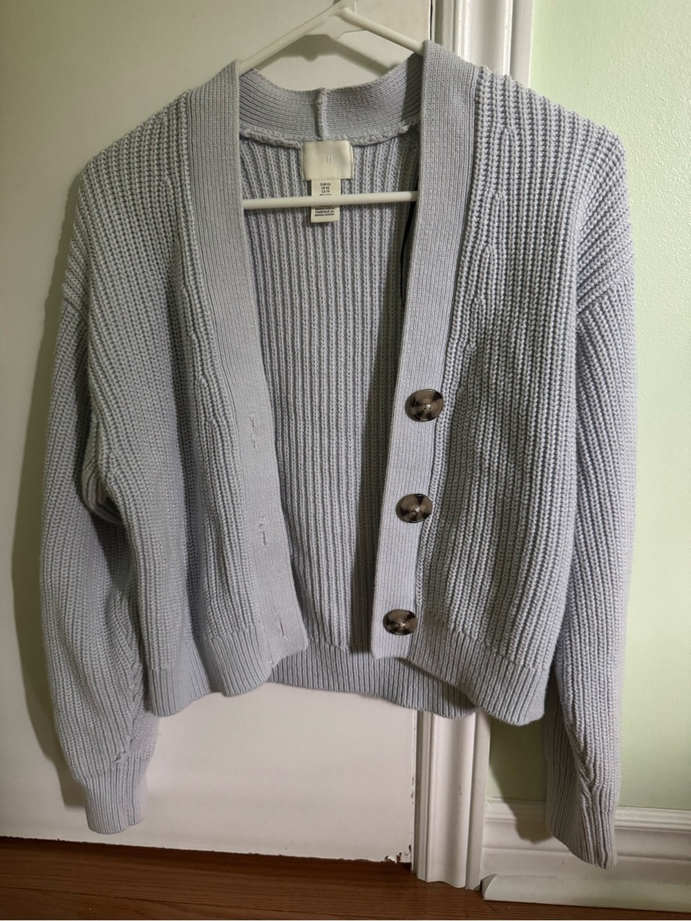Lilac Button Cardigan